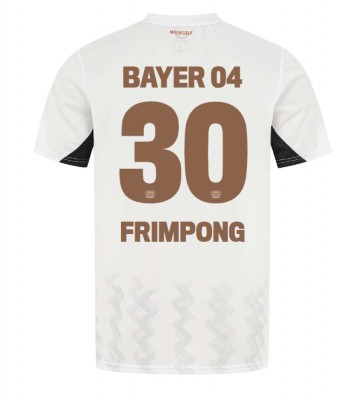 Bayer Leverkusen Jeremie Frimpong #30 Replika Udebanetrøje 2024-25 Kortærmet